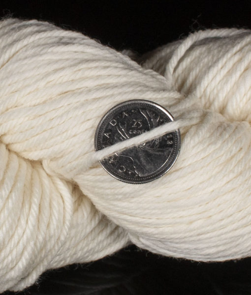 Bare yarn - Worsted - Superwash merino - whi - Artigina