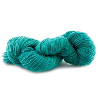 Laine teinte à la main (worsted) - Touski Turquoise - Artigina