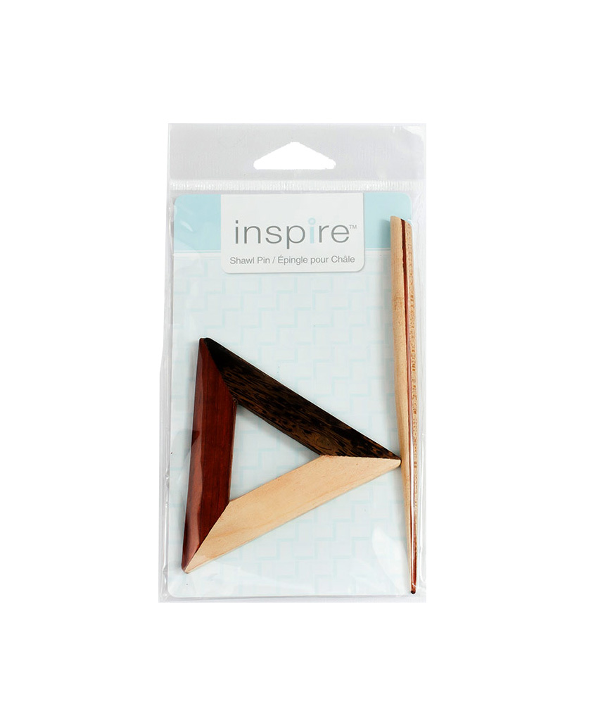 Wood Triangle Shawl Pin 79 Mm 3 18