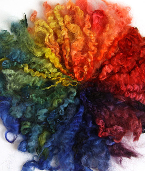 Ashford wool dyes sample