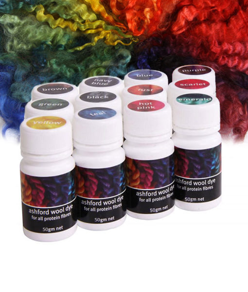 Ashford wool dyes - 50g - Artigina