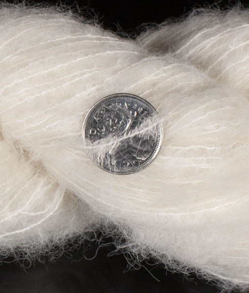Bare yarn - Lace - Untreated baby, Suri alpaca, Silk - w20221313 - Artigina