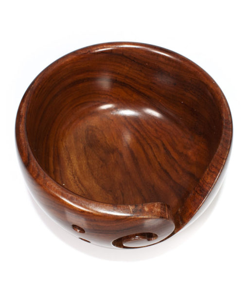 Yarn Bowl Acacia Wood