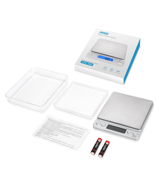 Electronic precision scale for dyes