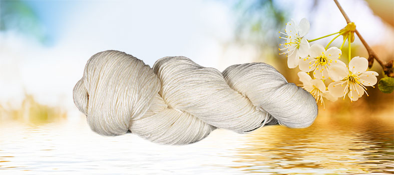 Benifts of merino, bamboo, nylon bare yarn