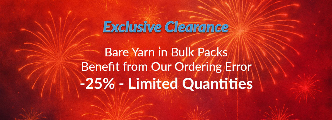 Header - Exclusive Clearance - Yarn in bulk packs