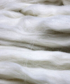 Spinning fiber (Top) - Merino, Stellina Silver