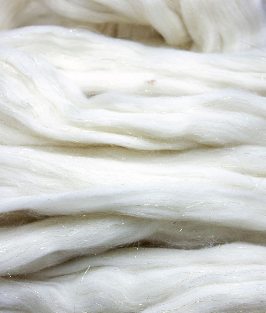 Spinning fiber (Top) - Merino, Stellina Gold