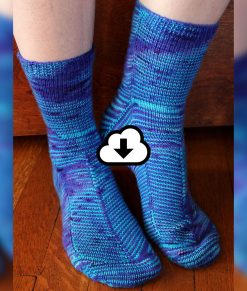 Patron de tricot - Bas Celestial socks - À la maille suivante