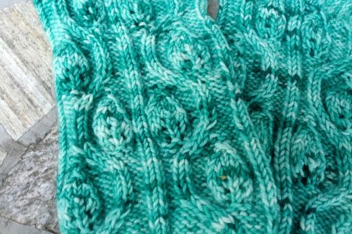 Patron de tricot - Bas, La valse des feuilles - L'Univers d'une tricoteuse (04)