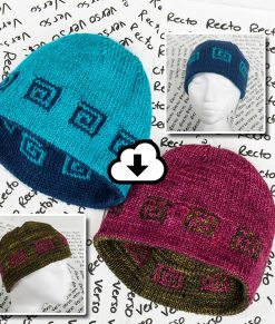 Patron de tricot - Tuque réversible Recto verso - À la maille suivante