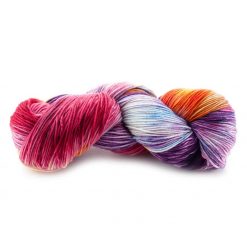 laine teinte a la main