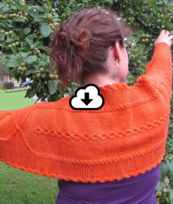 Patron de tricot - Liseuse d'automne - L'univers d'une tricoteuse
