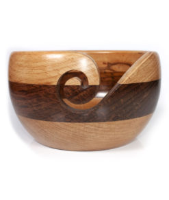 Bol à laine en bois - Acacia et hêtre 15 cm (6") - Artigina