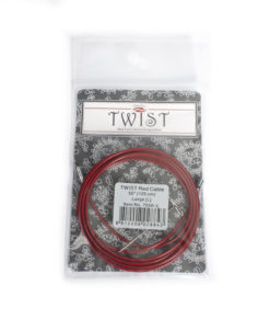 Câble d'aiguilles circulaires Twist Red ChiaoGoo - Artigina