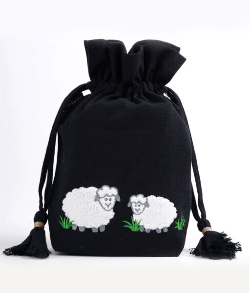 Sac à tricot de la marque Lantern Moon en coton