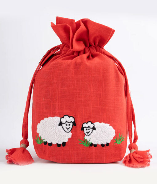 Sac à tricot de la marque Lantern Moon en coton