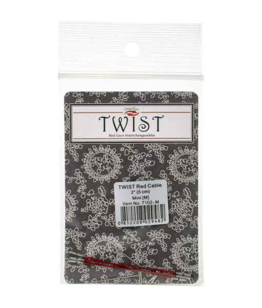 Câble pour aiguilles circulaires ChiaoGoo Twist Red Shorties Mini